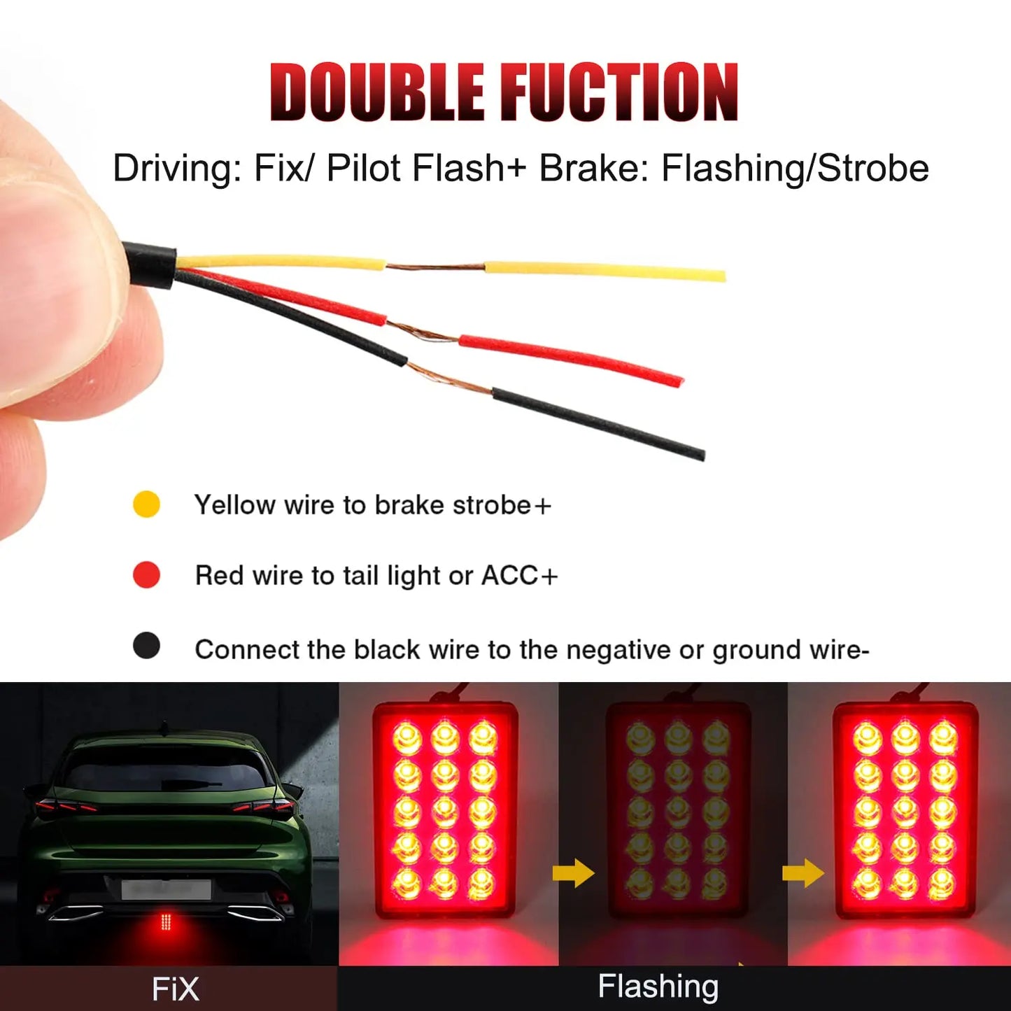 12V Led Brake Pilot Lights