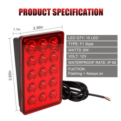 12V Led Brake Pilot Lights