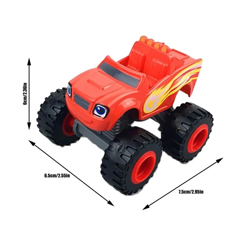 Children Cartoon Machines Blaze Model Vehicles Toys