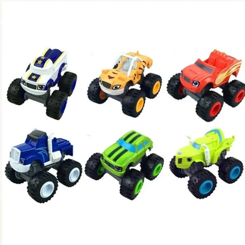 Children Cartoon Machines Blaze Model Vehicles Toys