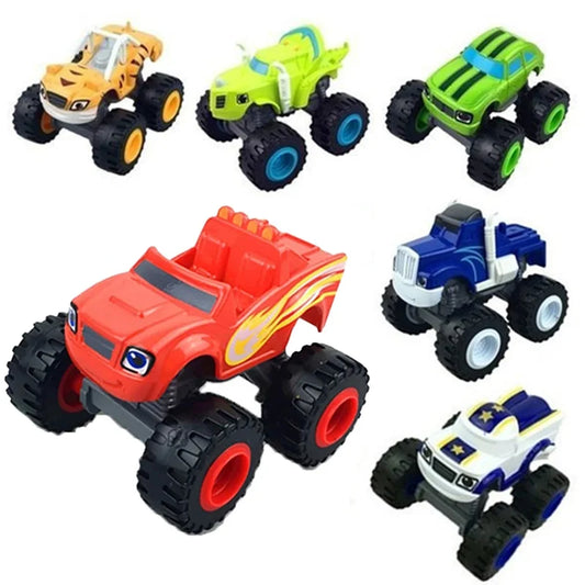 Children Cartoon Machines Blaze Model Vehicles Toys