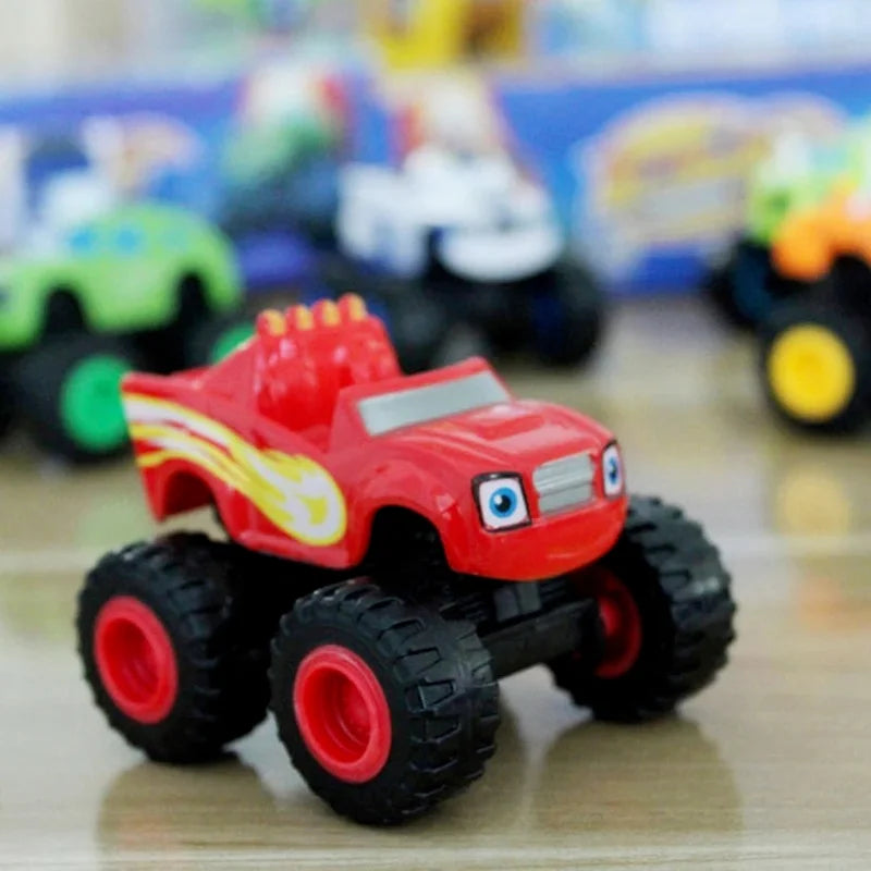 Children Cartoon Machines Blaze Model Vehicles Toys