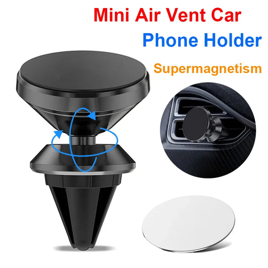 Magnetic Car Phone Holder And Air Vent Mont Stand Holder