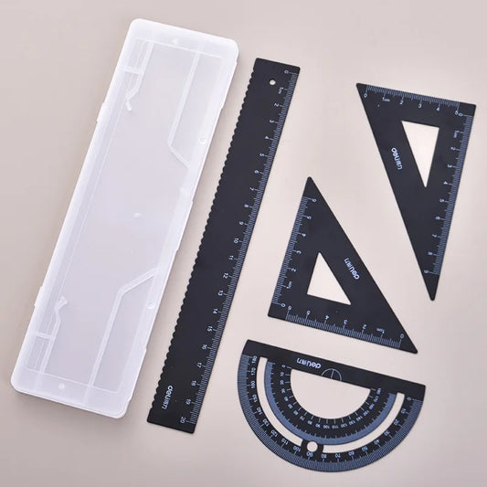 Metal Ruler Set School Accessories