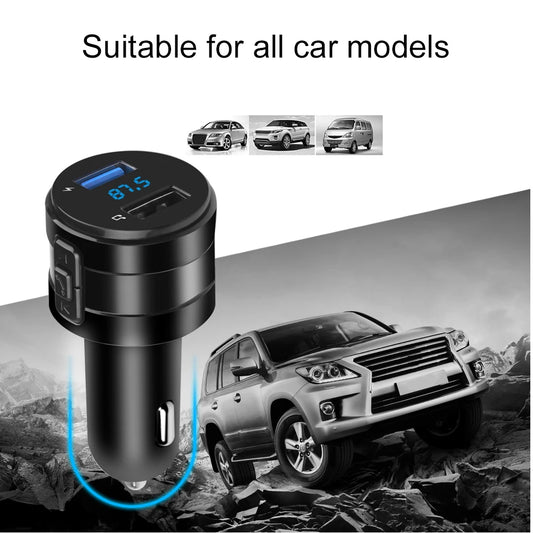 Car Bluetooth 5.0 FM Transmitter with Fast Charger