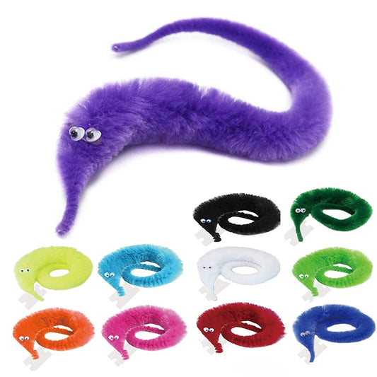 Fuzzy Magic Worm Trick Toy For Kids