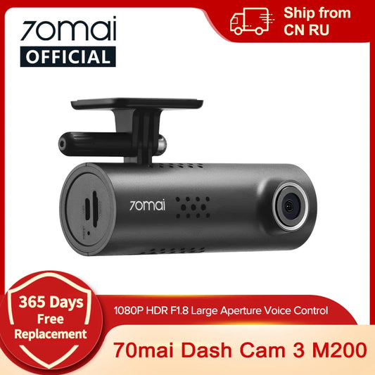 Ca 1080P HDR English Voice Control Night Vision Dashcam