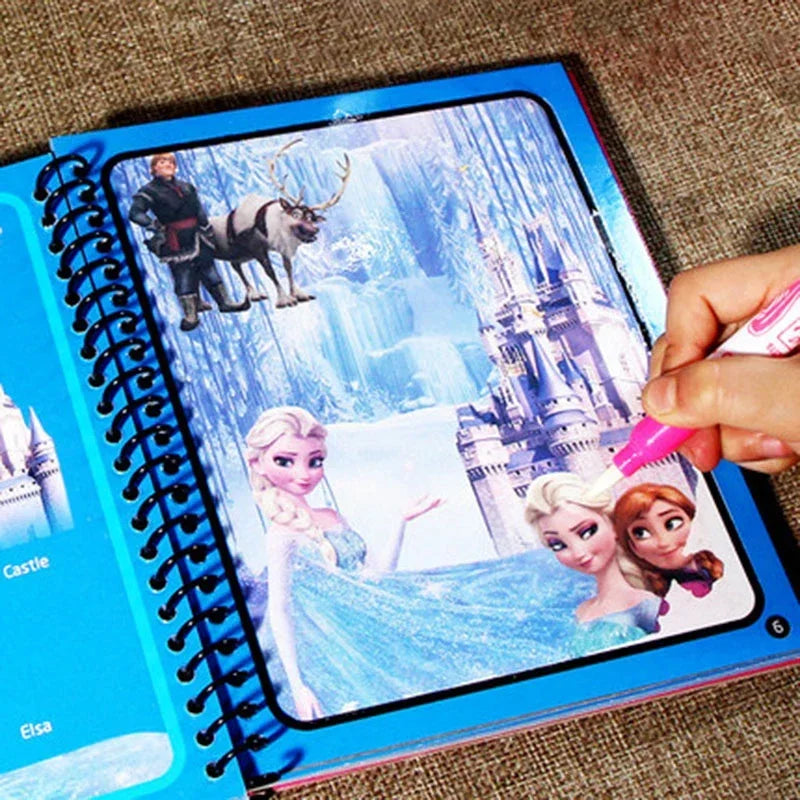 Frozen 2 Elsa Water Painting Graffiti Book